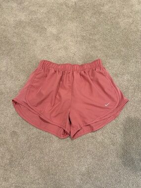 Nike Women's Rose-Red Athletic Running Shorts